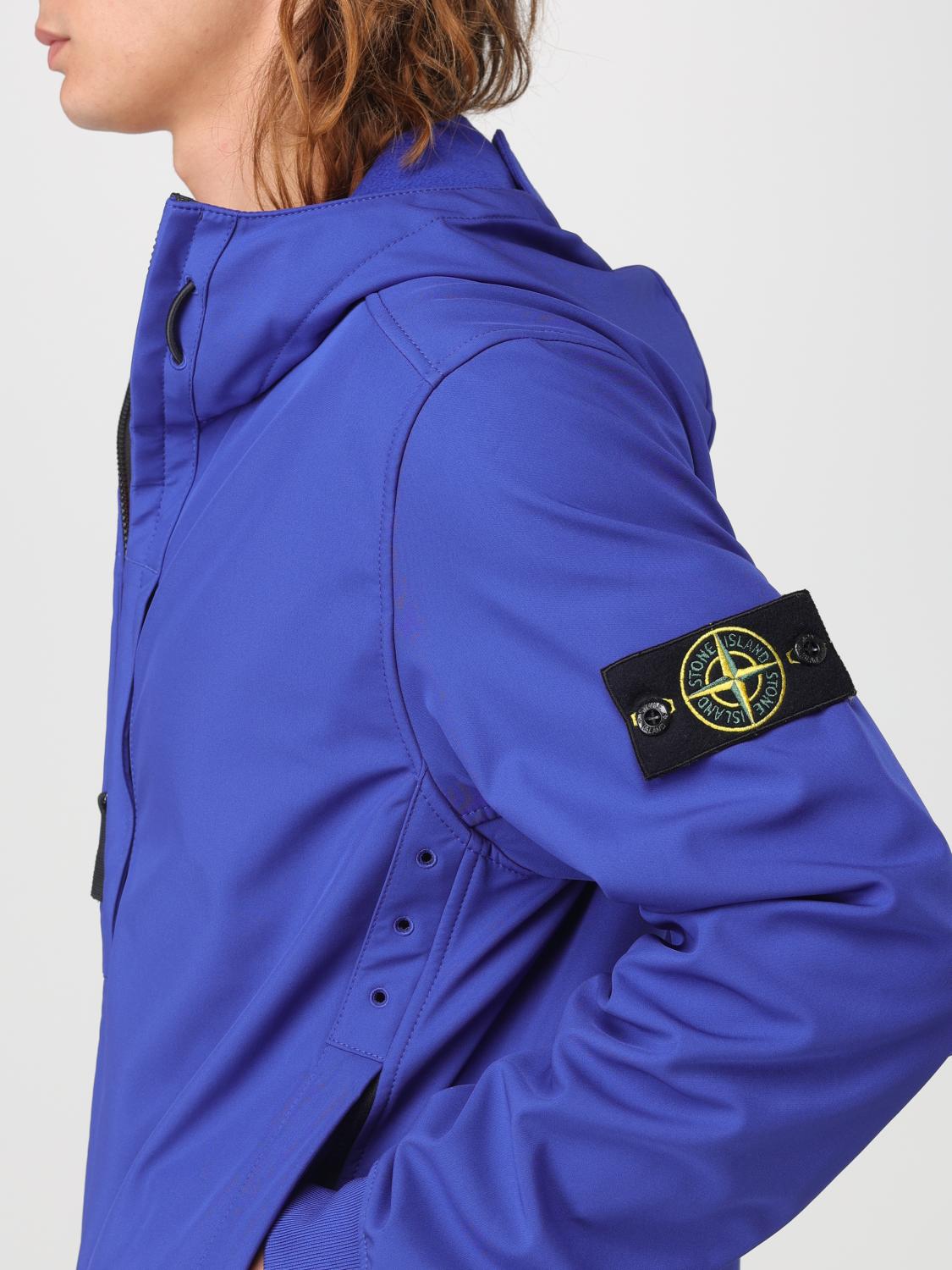 STONE ISLAND 재킷: 재킷 남성 Stone Island, 네이비 - Img 5