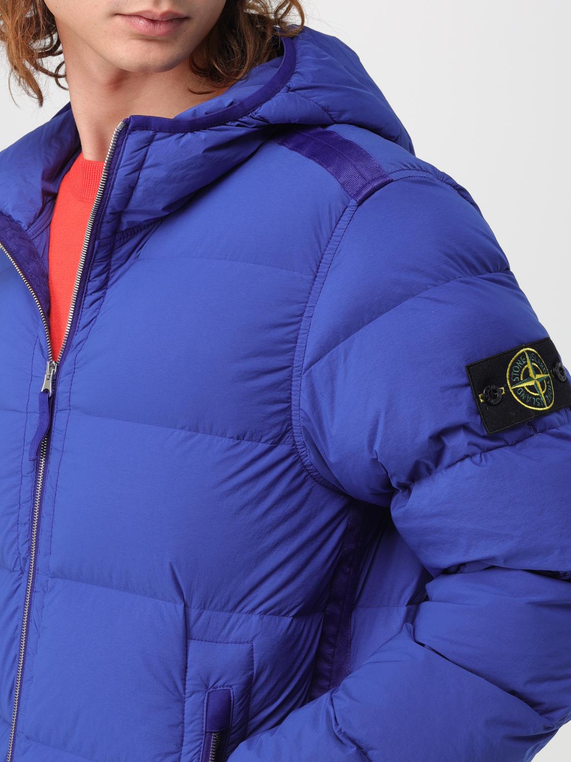 STONE ISLAND 재킷: 재킷 남성 Stone Island, 블루 1 - Img 5