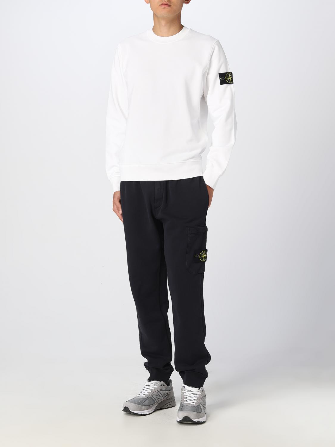 STONE ISLAND SUDADERA: Sudadera hombre Stone Island, Blanco - Img 2