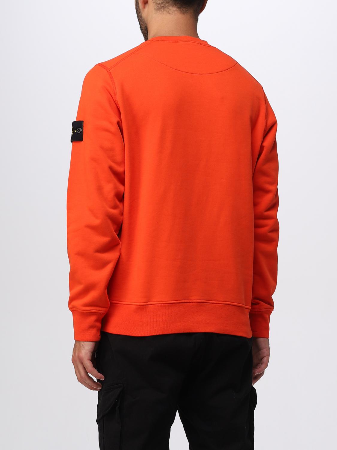 STONE ISLAND スウェットシャツ: スウェットシャツ メンズ Stone Island, オレンジ - Img 3