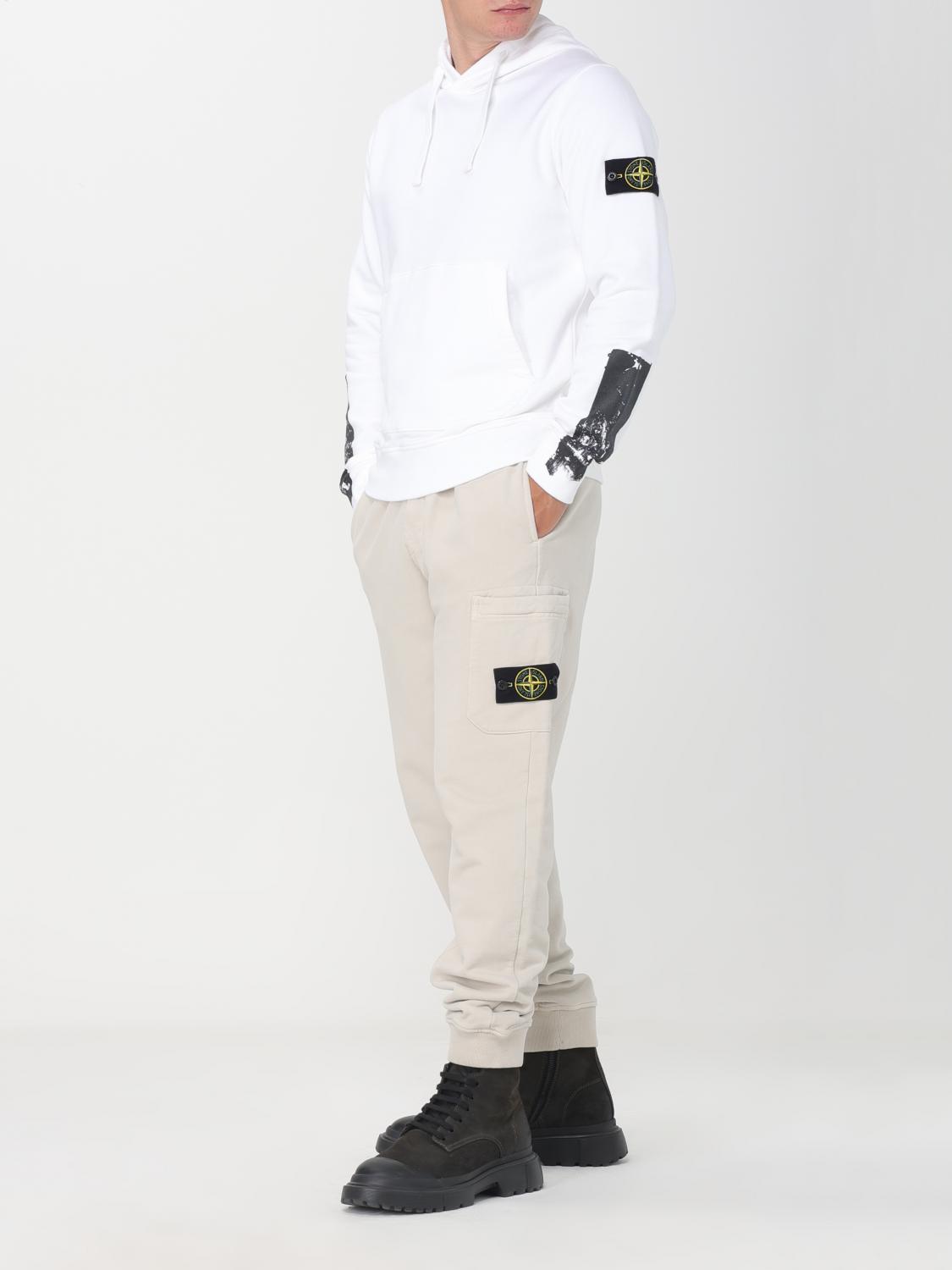Stone Island スウェットシャツ メンズ - ホワイト | 67461 | GIGLIO.COM