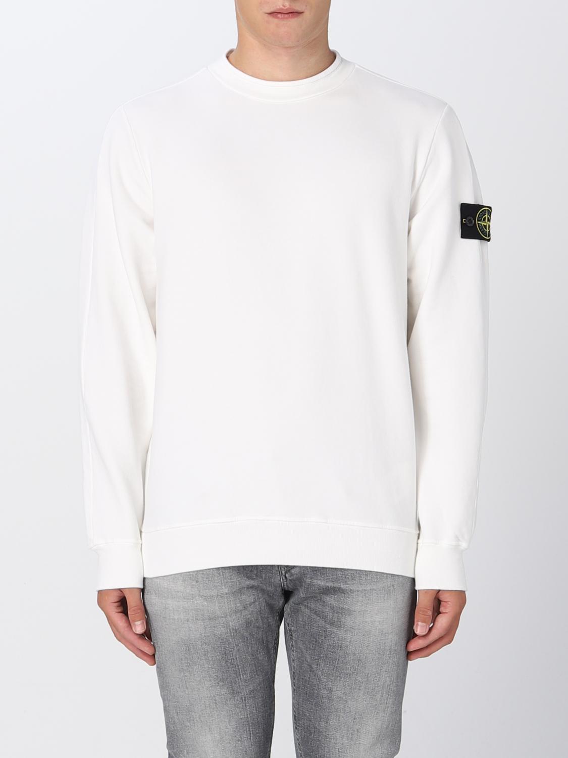 Stone Island - Man - White - Sweatshirt main image 1