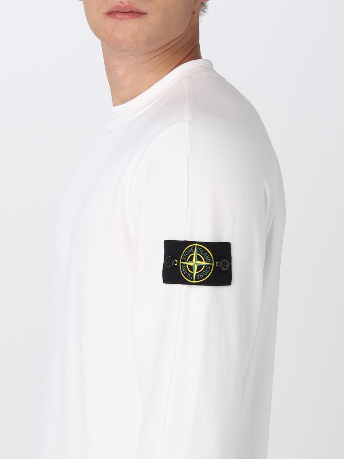 STONE ISLAND SUDADERA: Sudadera hombre Stone Island, Blanco - Img 5