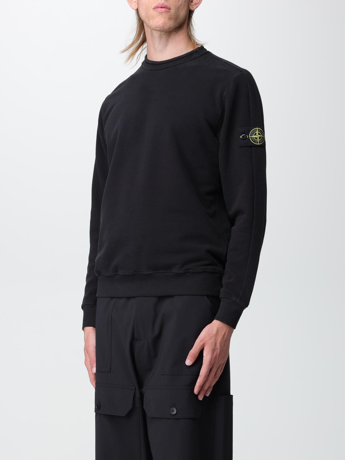 STONE ISLAND SUDADERA: Sudadera hombre Stone Island, Negro - Img 4