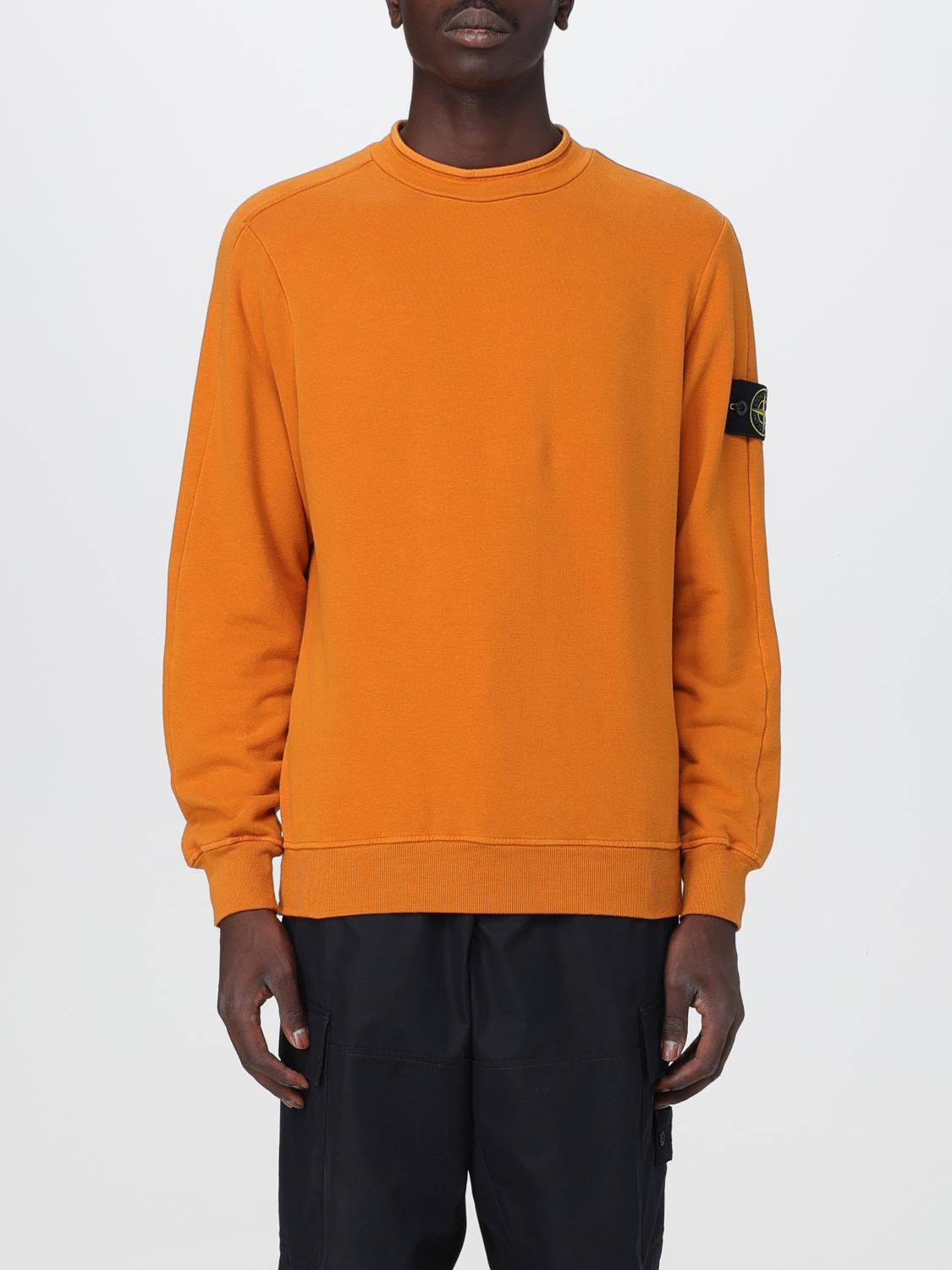STONE ISLAND SUDADERA: Sudadera hombre Stone Island, Naranja - Img 1