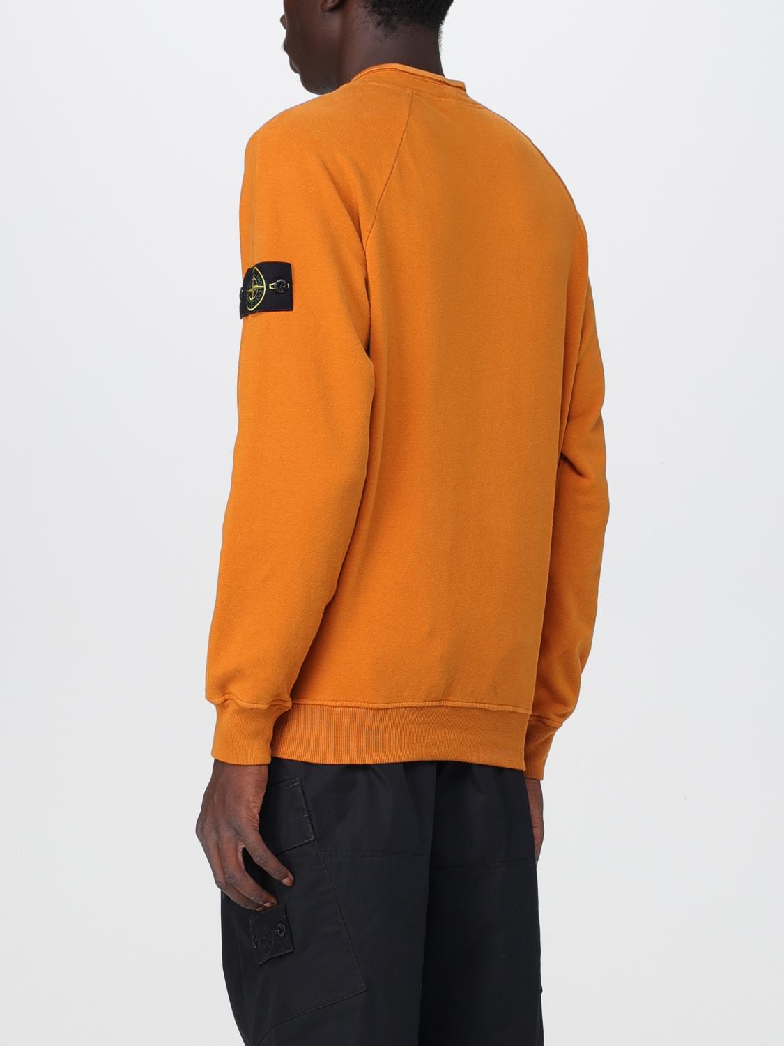 STONE ISLAND SUDADERA: Sudadera hombre Stone Island, Naranja - Img 3