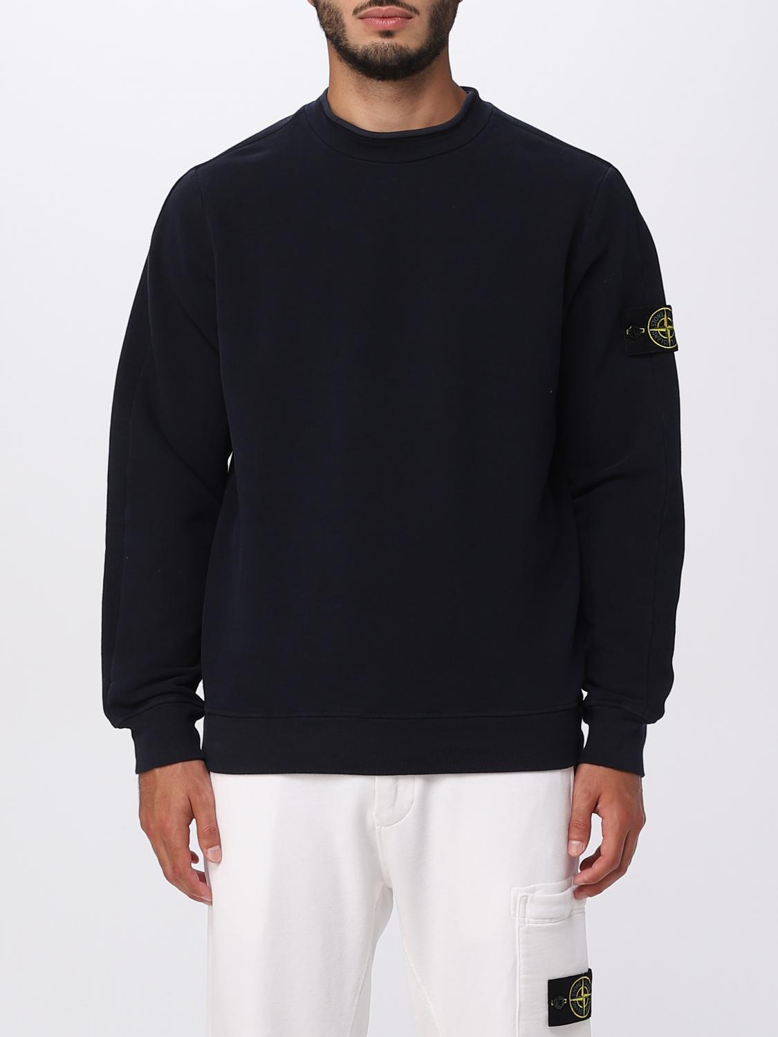 STONE ISLAND SUDADERA: Sudadera hombre Stone Island, Azul Oscuro - Img 1