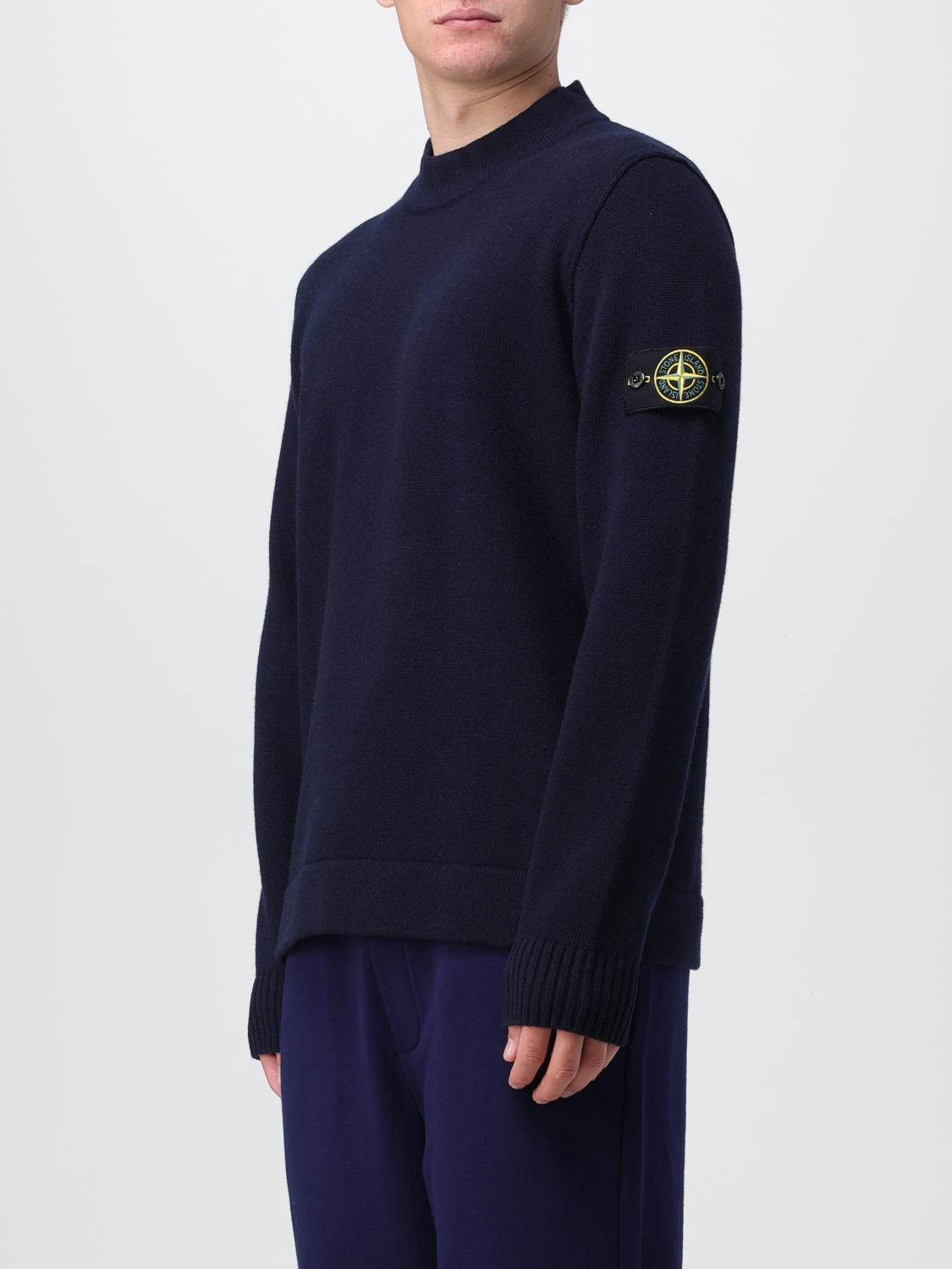 STONE ISLAND 스웨트셔츠: 스웨트셔츠 남성 Stone Island, 블루 1 - Img 4