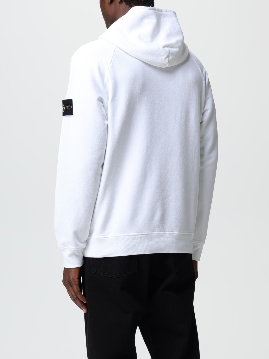 STONE ISLAND SUDADERA: Sudadera hombre Stone Island, Blanco - Img 3
