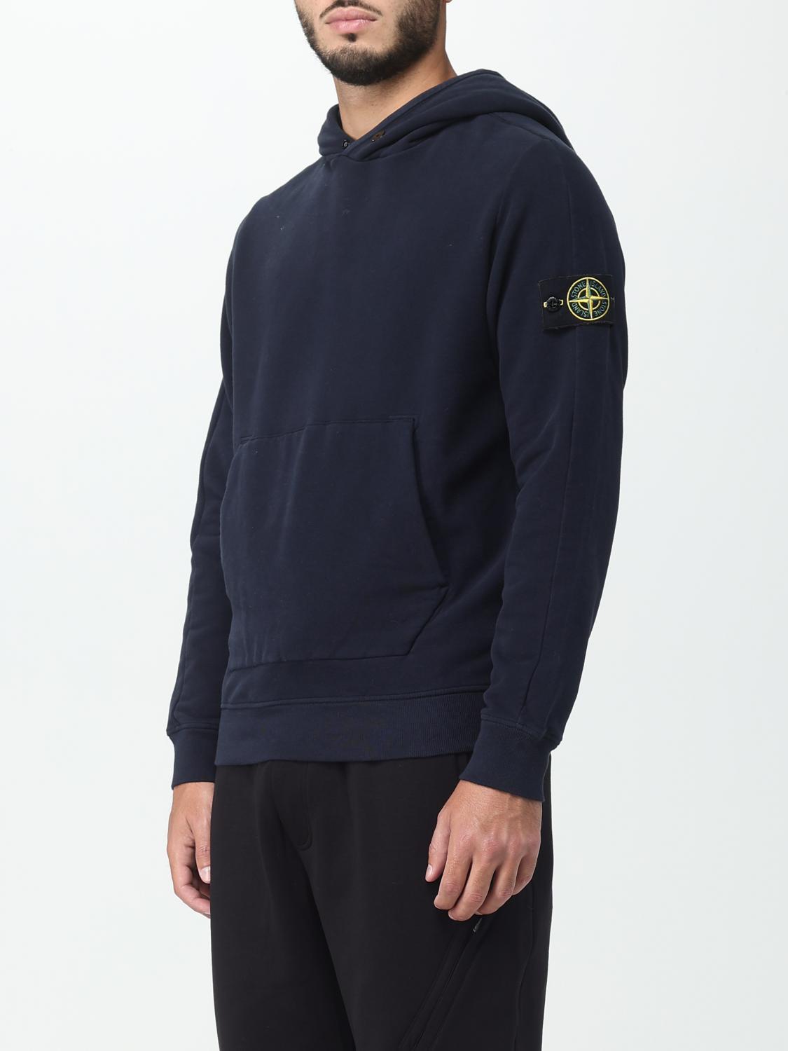 STONE ISLAND SUDADERA: Sudadera hombre Stone Island, Azul Oscuro - Img 4