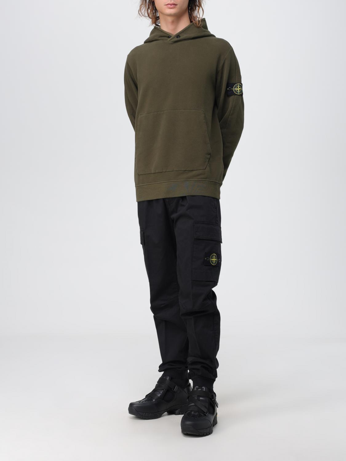STONE ISLAND SUDADERA: Sudadera hombre Stone Island, Oliva - Img 2