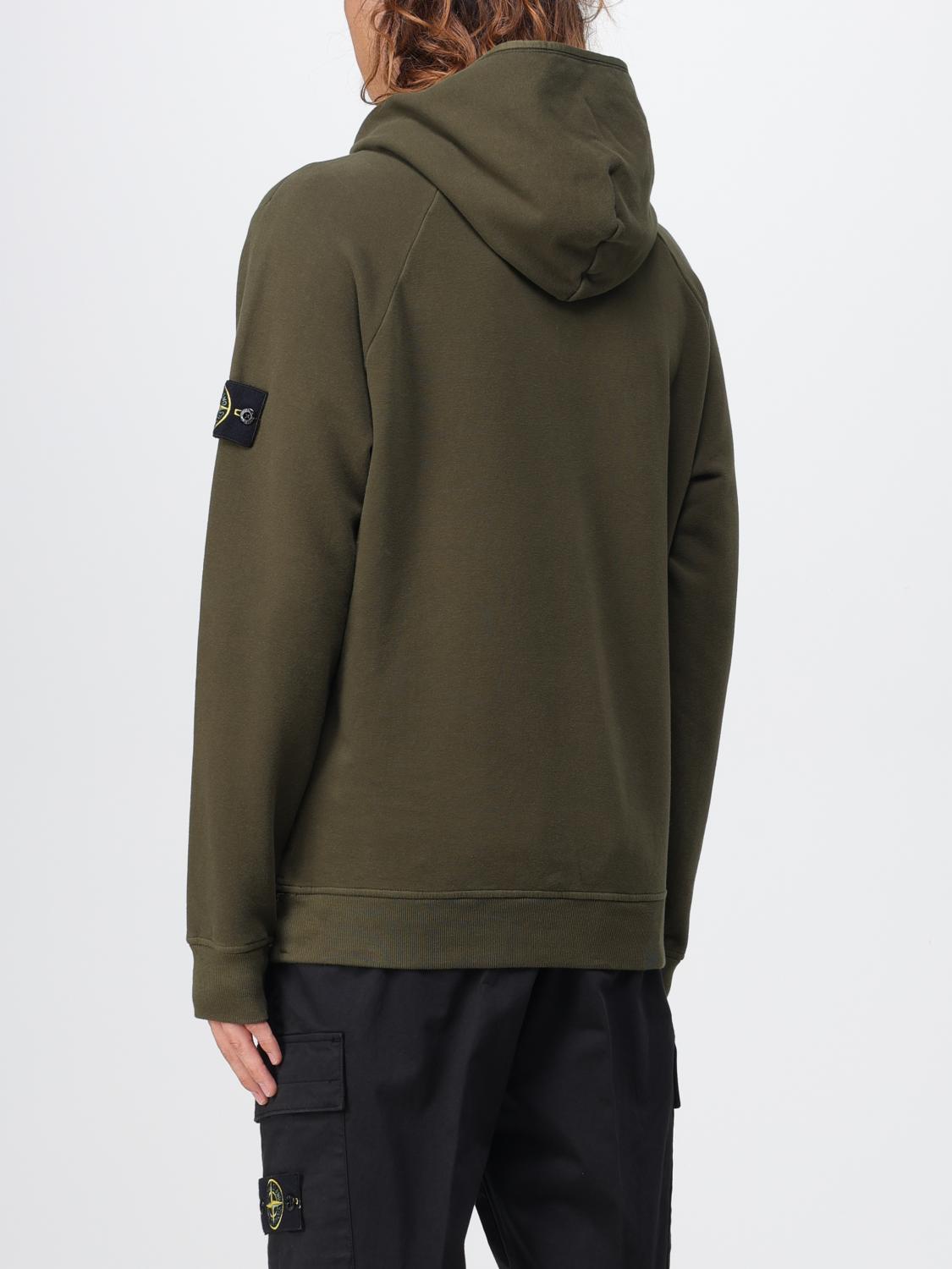 STONE ISLAND SUDADERA: Sudadera hombre Stone Island, Oliva - Img 3