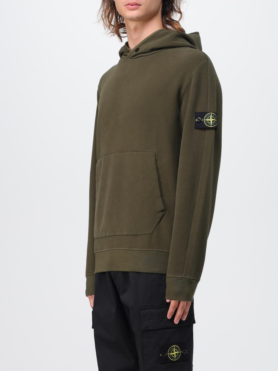 STONE ISLAND SUDADERA: Sudadera hombre Stone Island, Oliva - Img 4