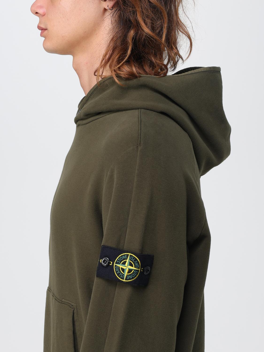 STONE ISLAND SUDADERA: Sudadera hombre Stone Island, Oliva - Img 5