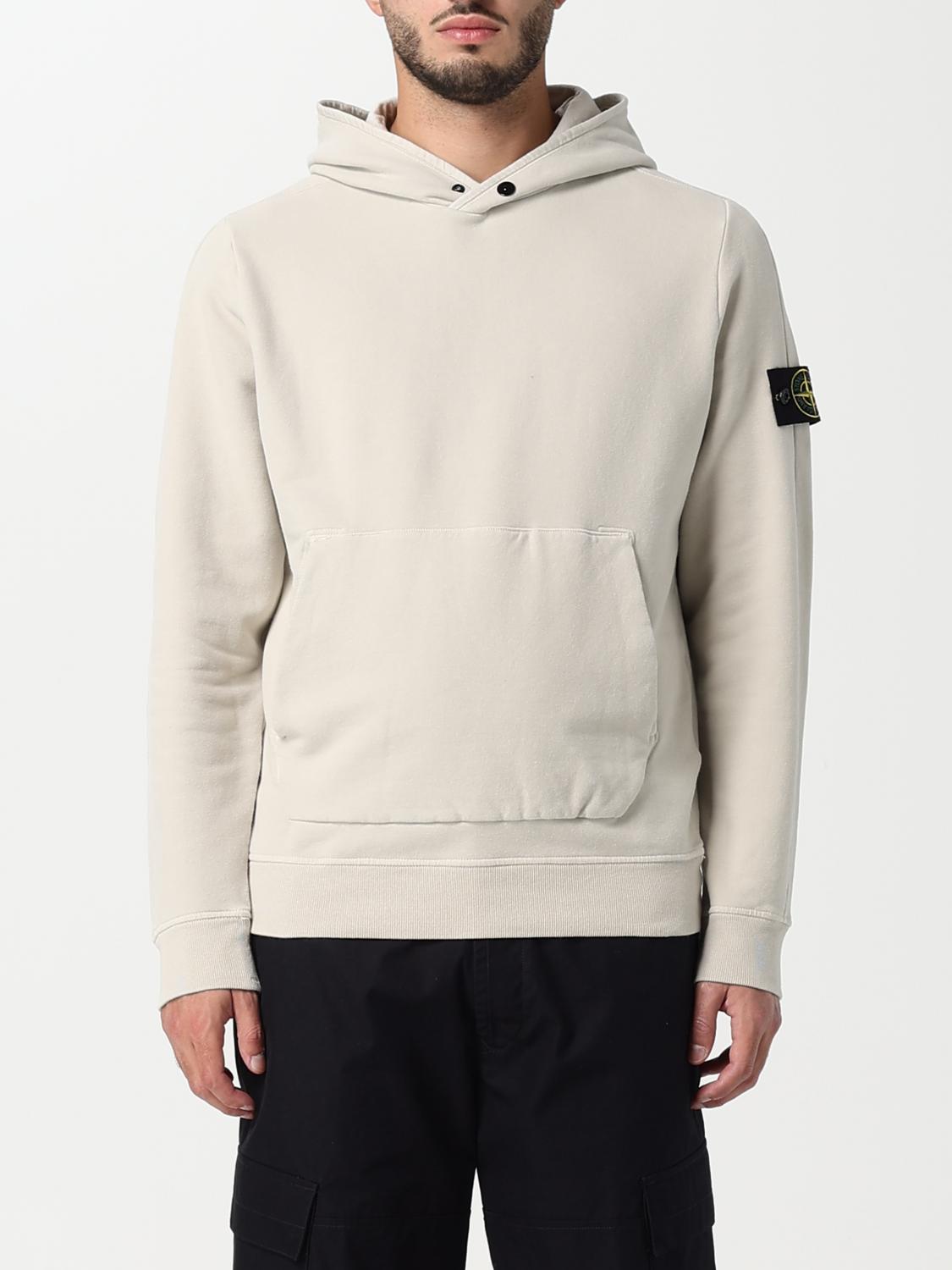 STONE ISLAND SUDADERA: Sudadera hombre Stone Island, Blanco 1 - Img 1