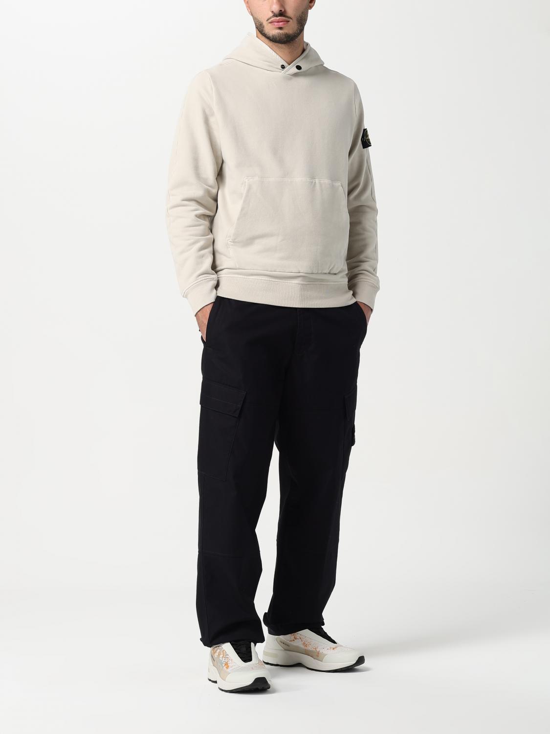 STONE ISLAND SUDADERA: Sudadera hombre Stone Island, Blanco 1 - Img 2