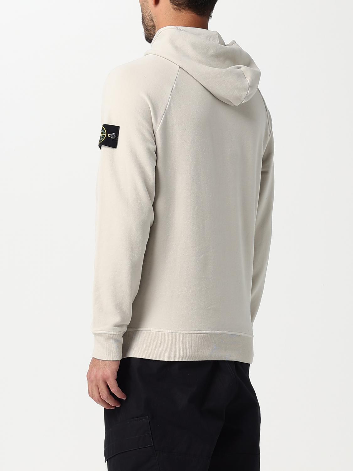 STONE ISLAND SUDADERA: Sudadera hombre Stone Island, Blanco 1 - Img 3