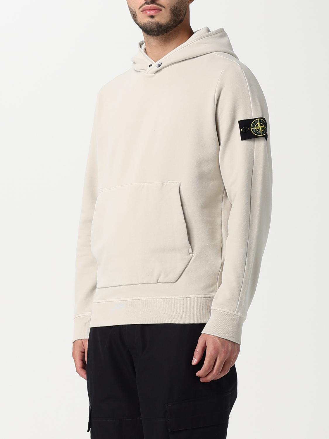 STONE ISLAND SUDADERA: Sudadera hombre Stone Island, Blanco 1 - Img 4