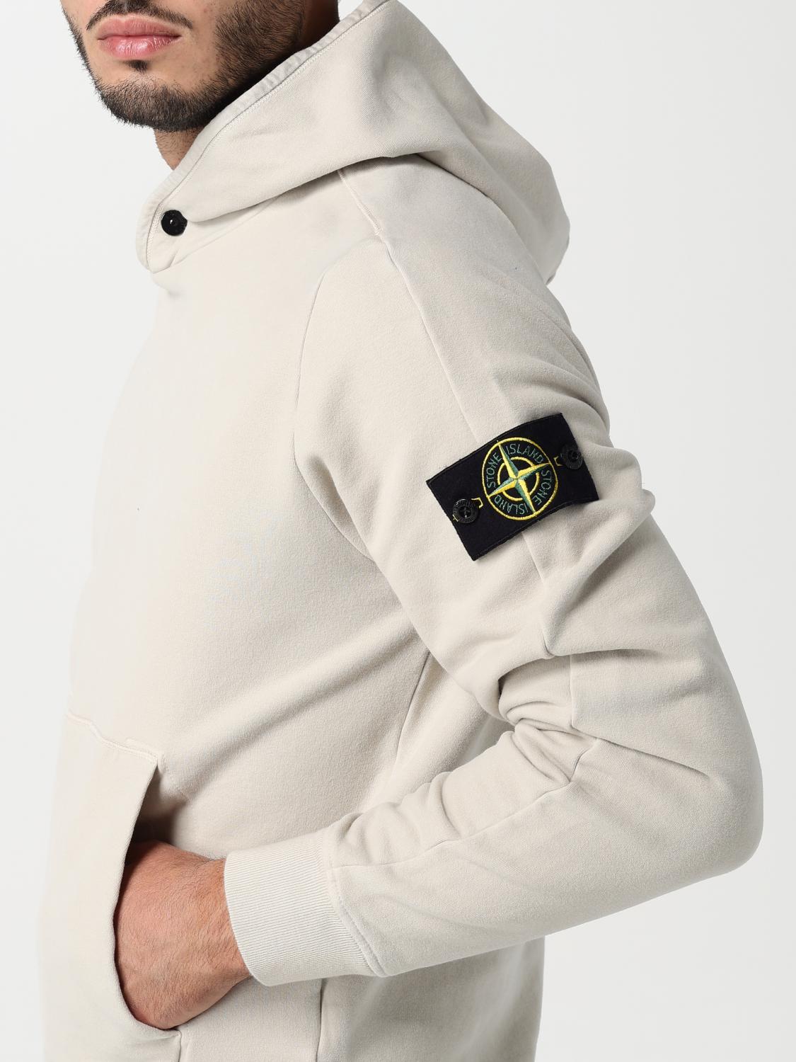 STONE ISLAND SUDADERA: Sudadera hombre Stone Island, Blanco 1 - Img 5