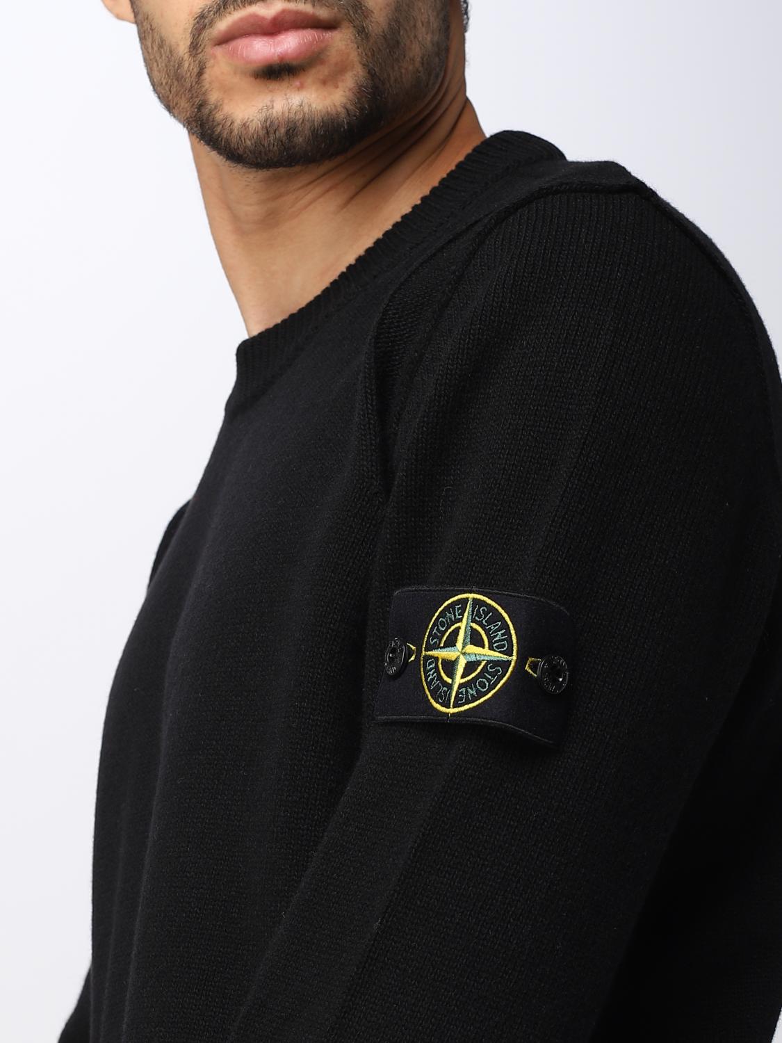 STONE ISLAND PULLOVER: Pullover herren Stone Island, Schwarz - Img 5