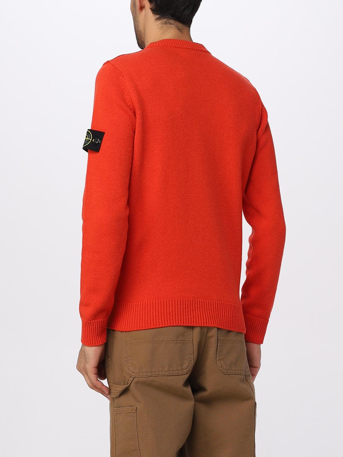 STONE ISLAND PULLOVER: Pullover herren Stone Island, Orange - Img 3