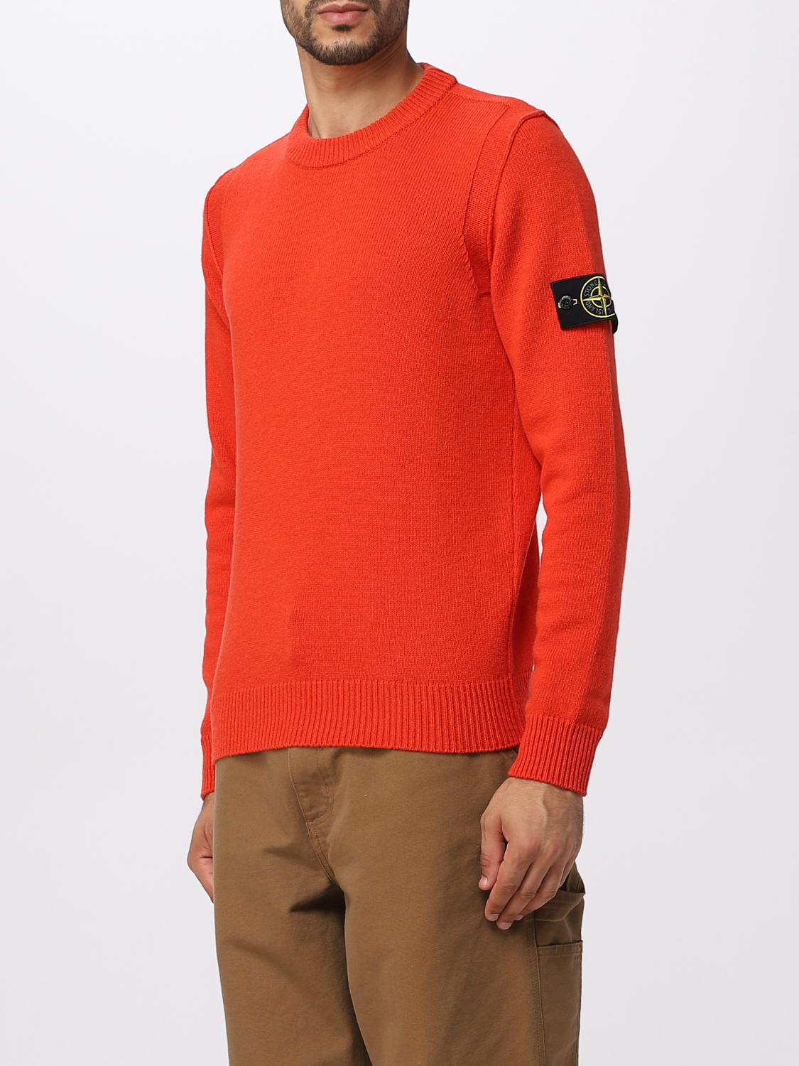 STONE ISLAND PULLOVER: Pullover herren Stone Island, Orange - Img 4