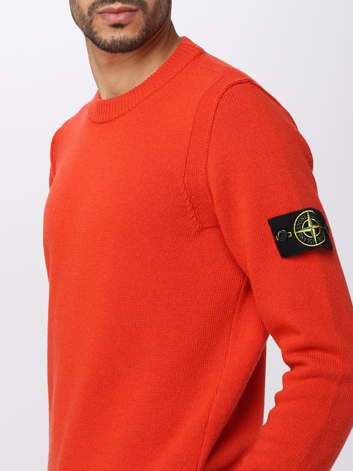 STONE ISLAND PULLOVER: Pullover herren Stone Island, Orange - Img 5