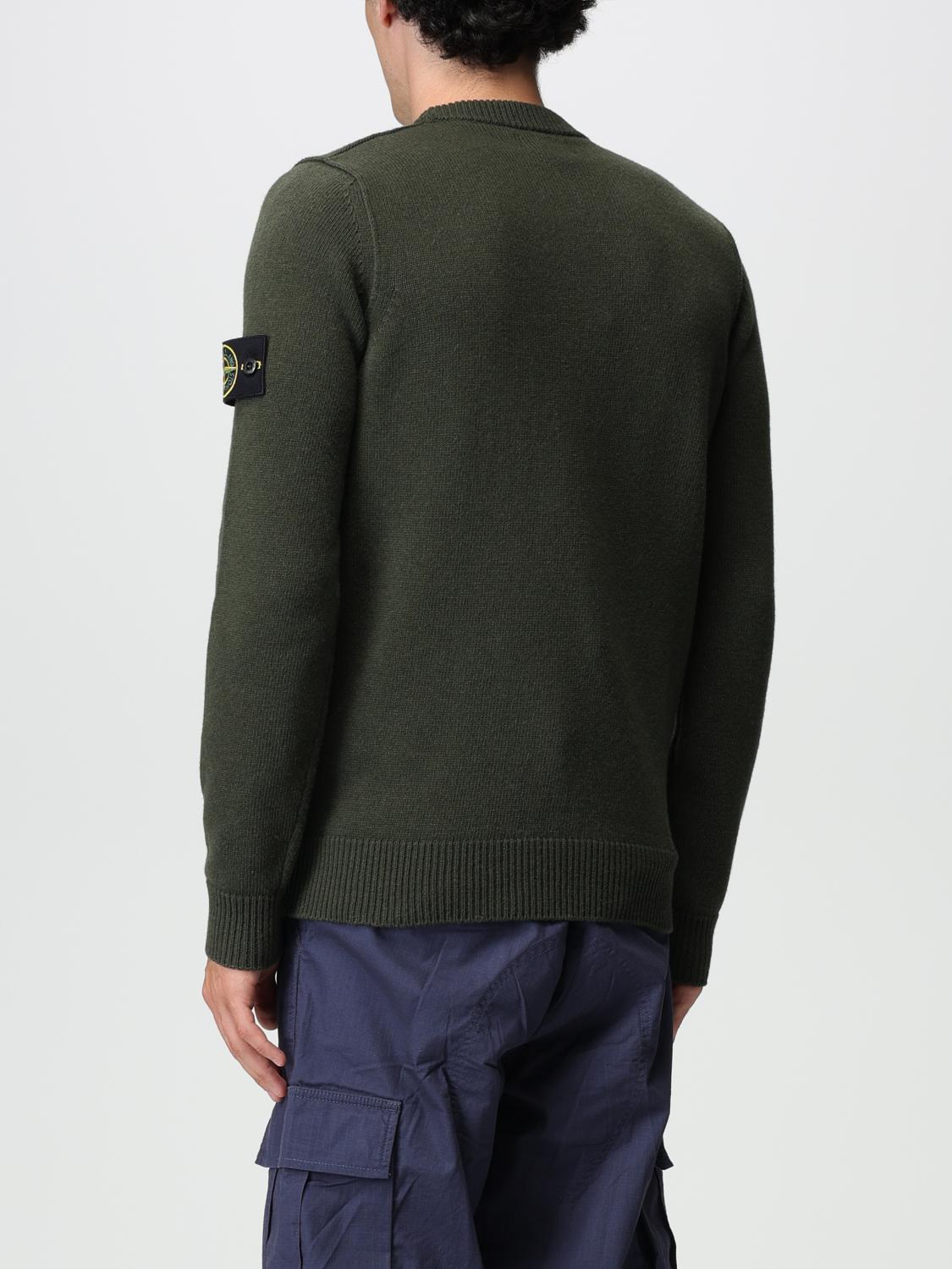 STONE ISLAND PULL: Pull homme Stone Island, Vert - Img 3