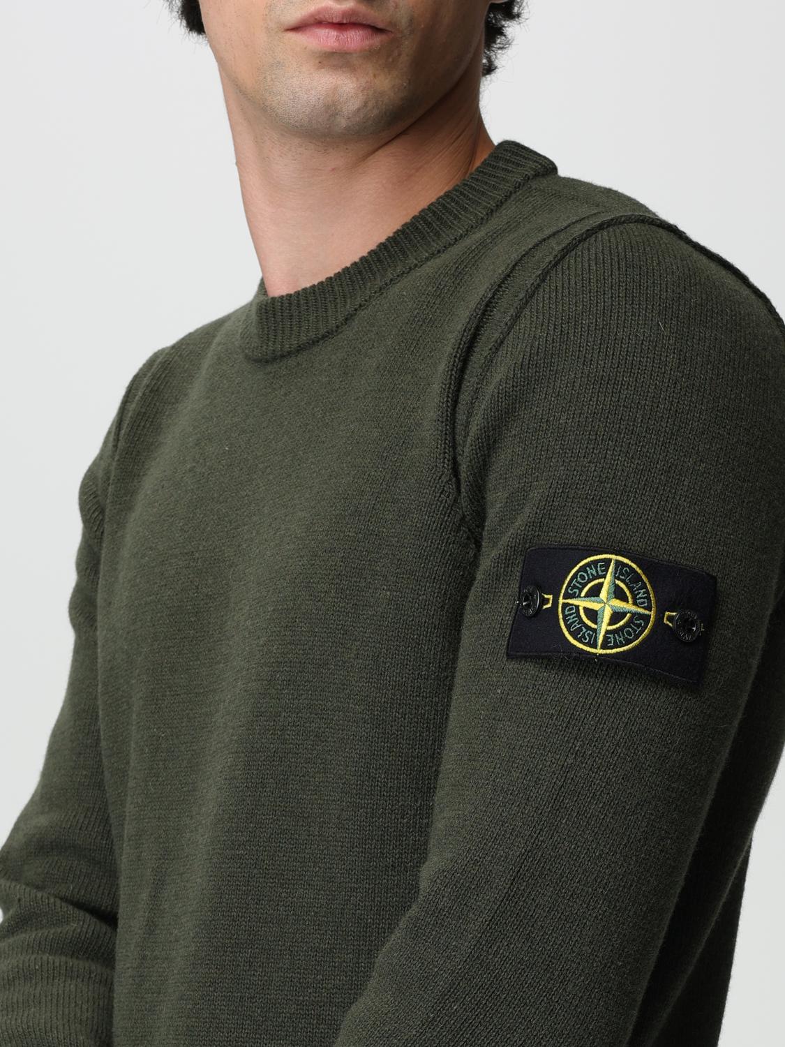 STONE ISLAND PULL: Pull homme Stone Island, Vert - Img 5
