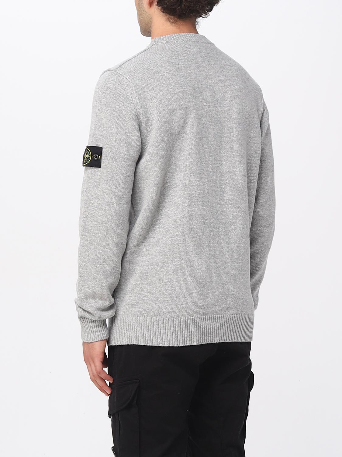 STONE ISLAND PULLOVER: Pullover herren Stone Island, Grau - Img 3