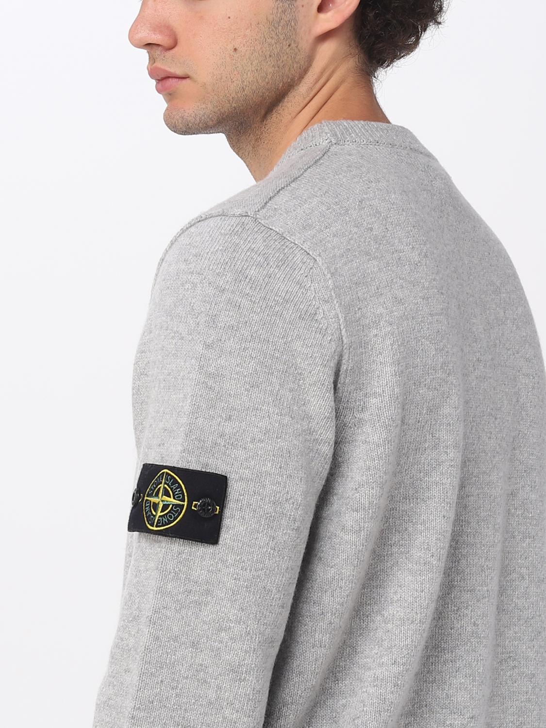 STONE ISLAND PULLOVER: Pullover herren Stone Island, Grau - Img 5