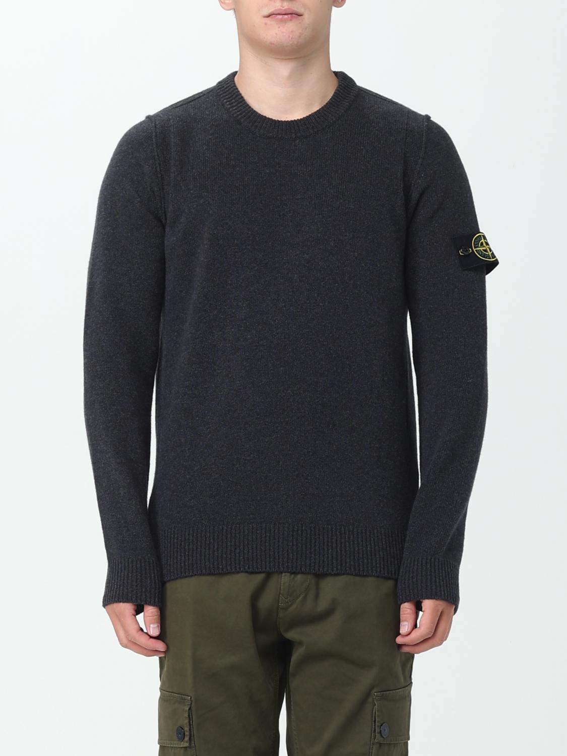 STONE ISLAND PULLOVER: Pullover herren Stone Island, Charcoal - Img 1