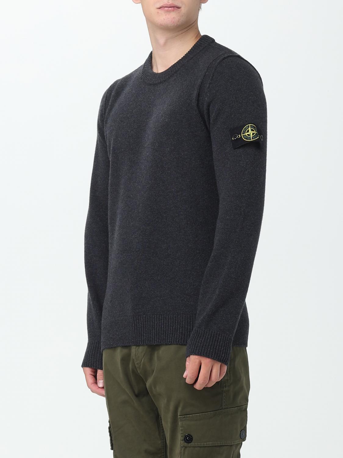 STONE ISLAND PULLOVER: Pullover herren Stone Island, Charcoal - Img 4
