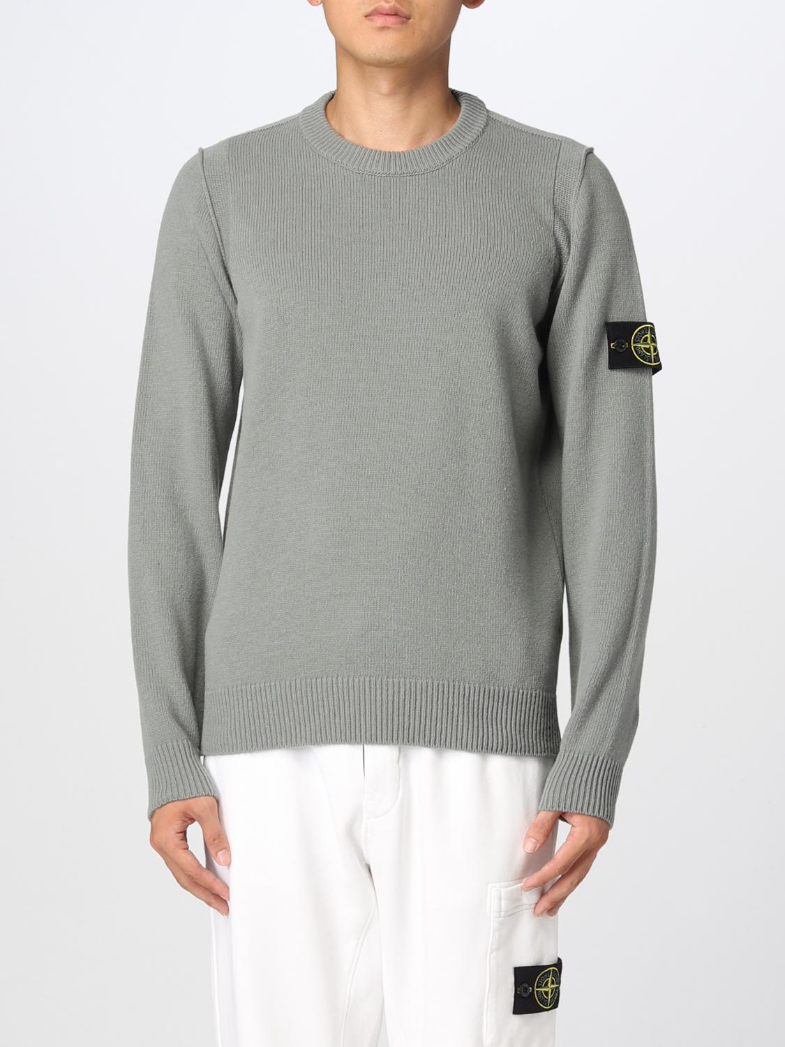 STONE ISLAND PULLOVER: Pullover herren Stone Island, Sage Grün - Img 1