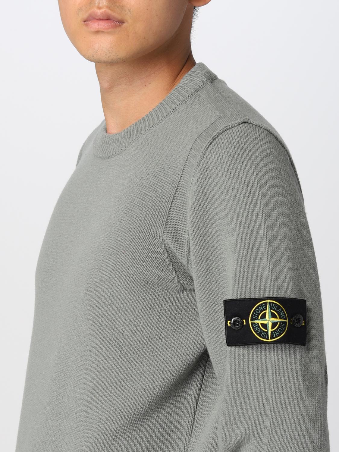 STONE ISLAND PULLOVER: Pullover herren Stone Island, Sage Grün - Img 5