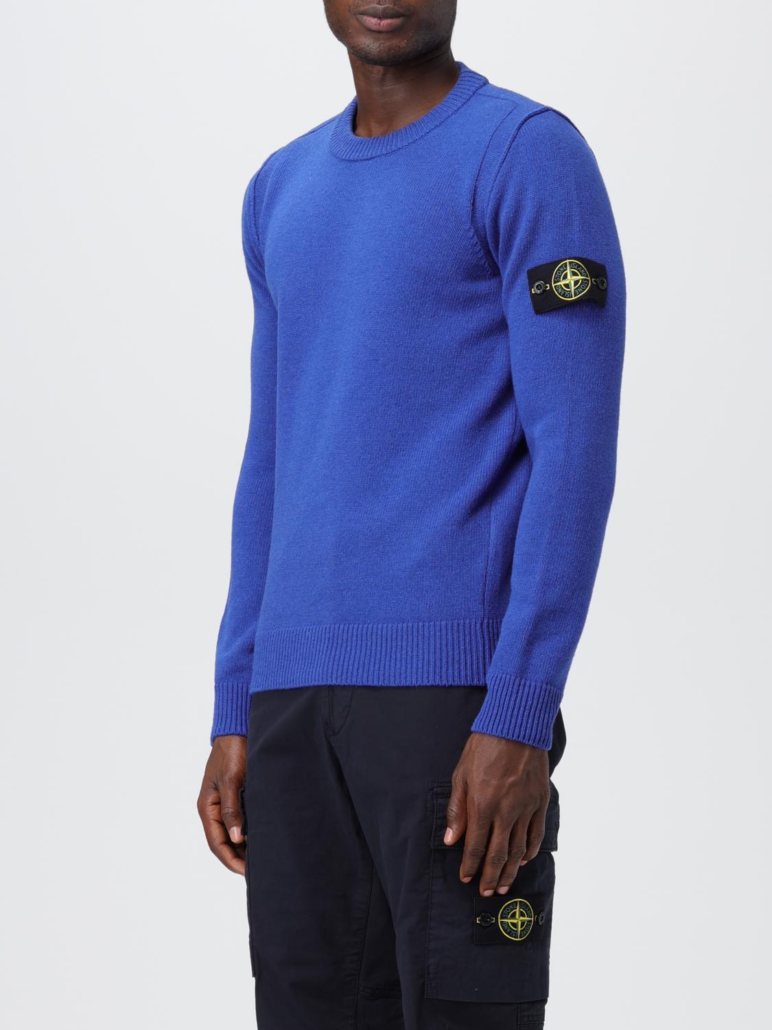 STONE ISLAND PULLOVER: Pullover herren Stone Island, Royal Blue - Img 4