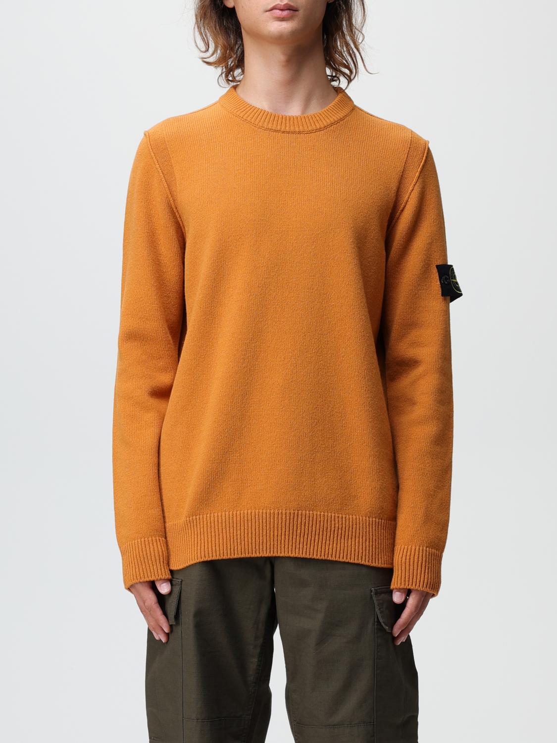 STONE ISLAND PULL: Pull homme Stone Island, Rouille - Img 1