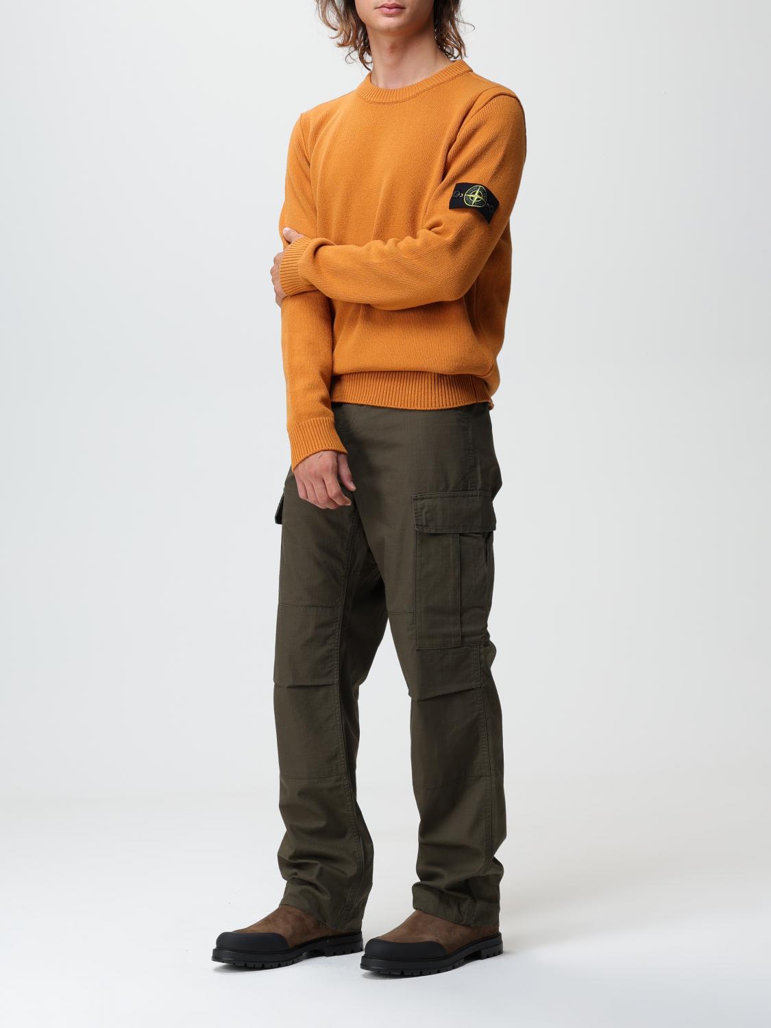 STONE ISLAND PULL: Pull homme Stone Island, Rouille - Img 2
