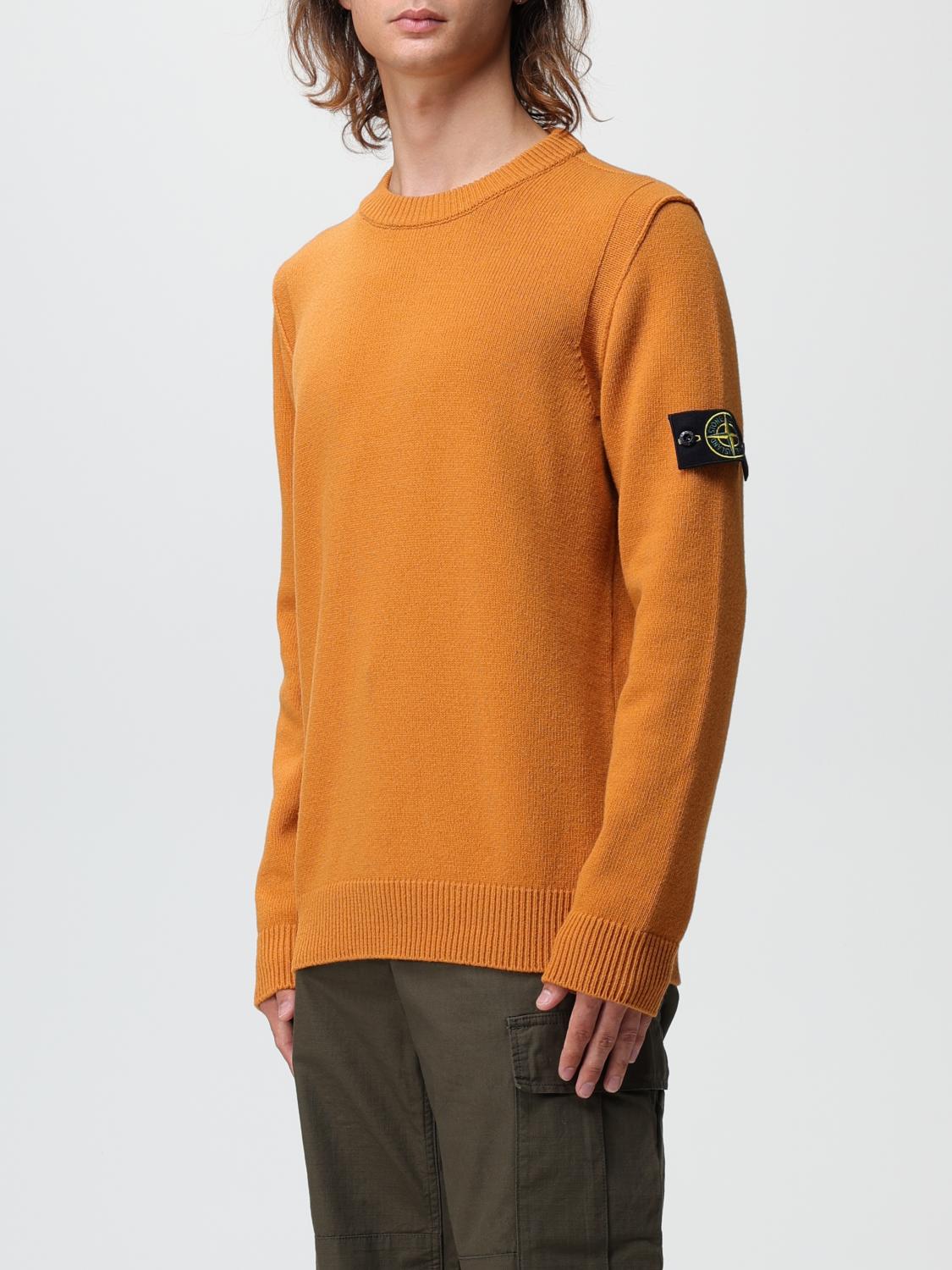 STONE ISLAND PULL: Pull homme Stone Island, Rouille - Img 4