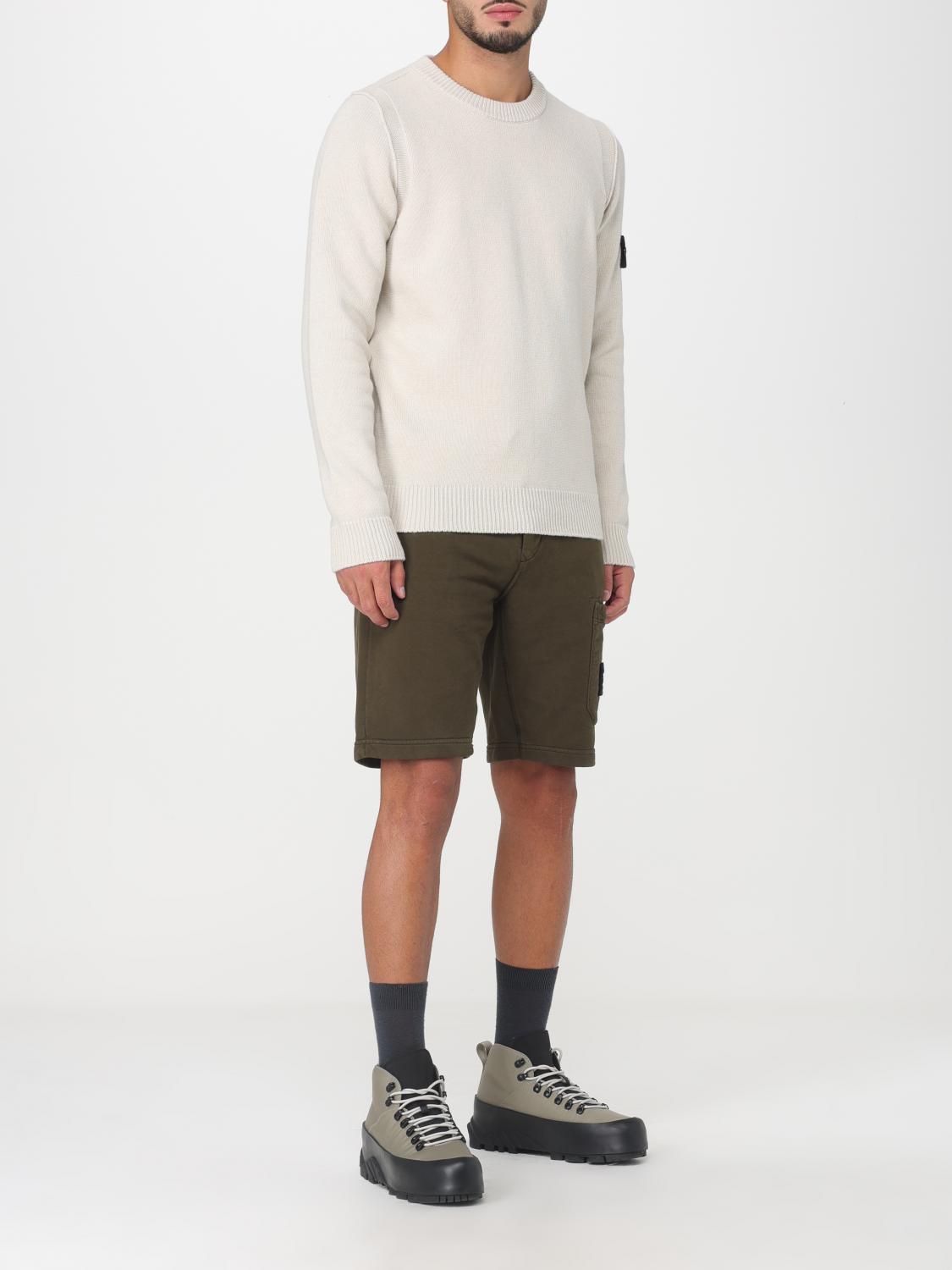 STONE ISLAND PULLOVER: Pullover herren Stone Island, Weiss 1 - Img 2