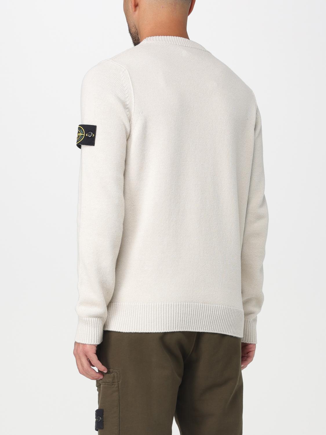 STONE ISLAND PULLOVER: Pullover herren Stone Island, Weiss 1 - Img 3