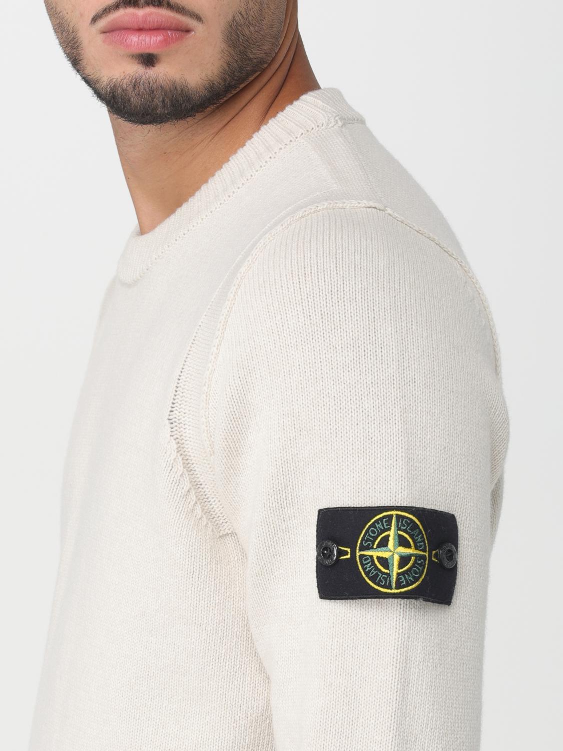 STONE ISLAND PULLOVER: Pullover herren Stone Island, Weiss 1 - Img 5