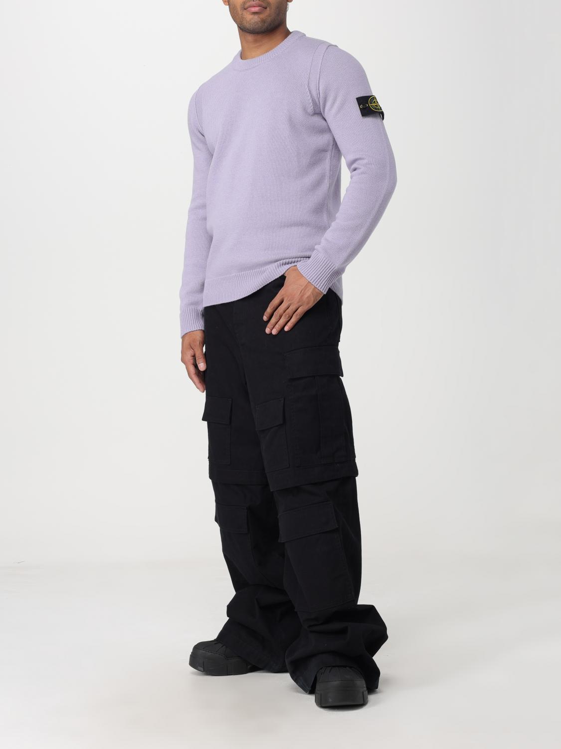 STONE ISLAND PULLOVER: Pullover herren Stone Island, Lavendel - Img 2