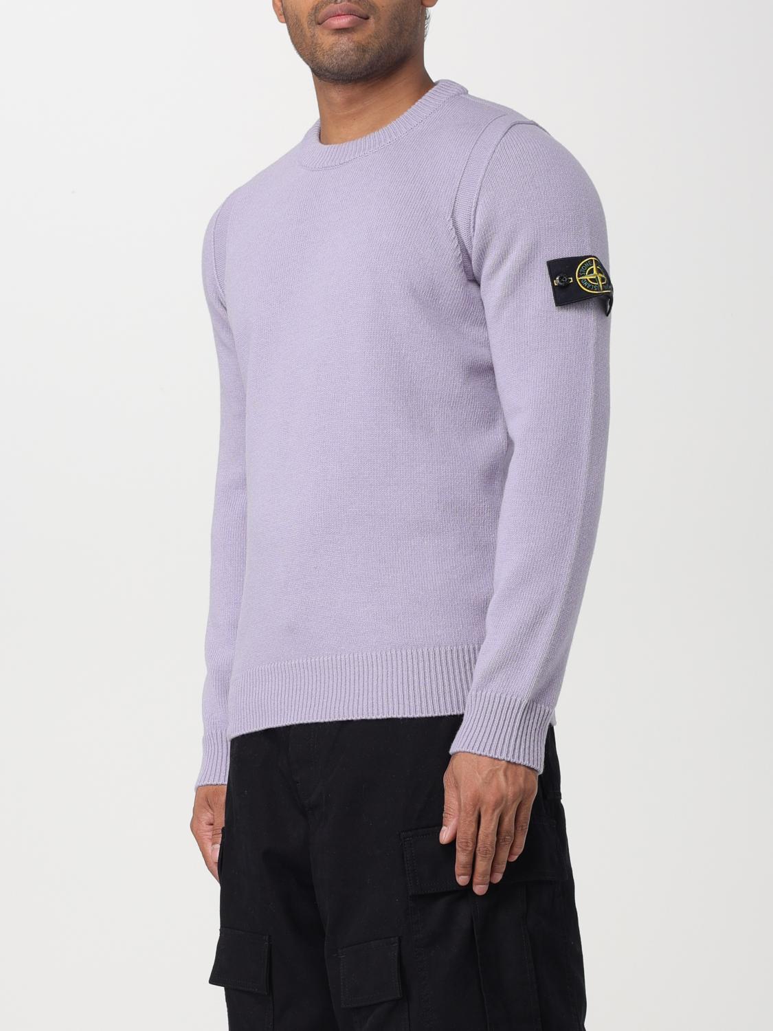 STONE ISLAND PULLOVER: Pullover herren Stone Island, Lavendel - Img 4