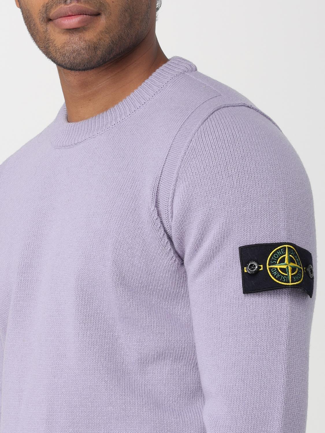 STONE ISLAND PULLOVER: Pullover herren Stone Island, Lavendel - Img 5