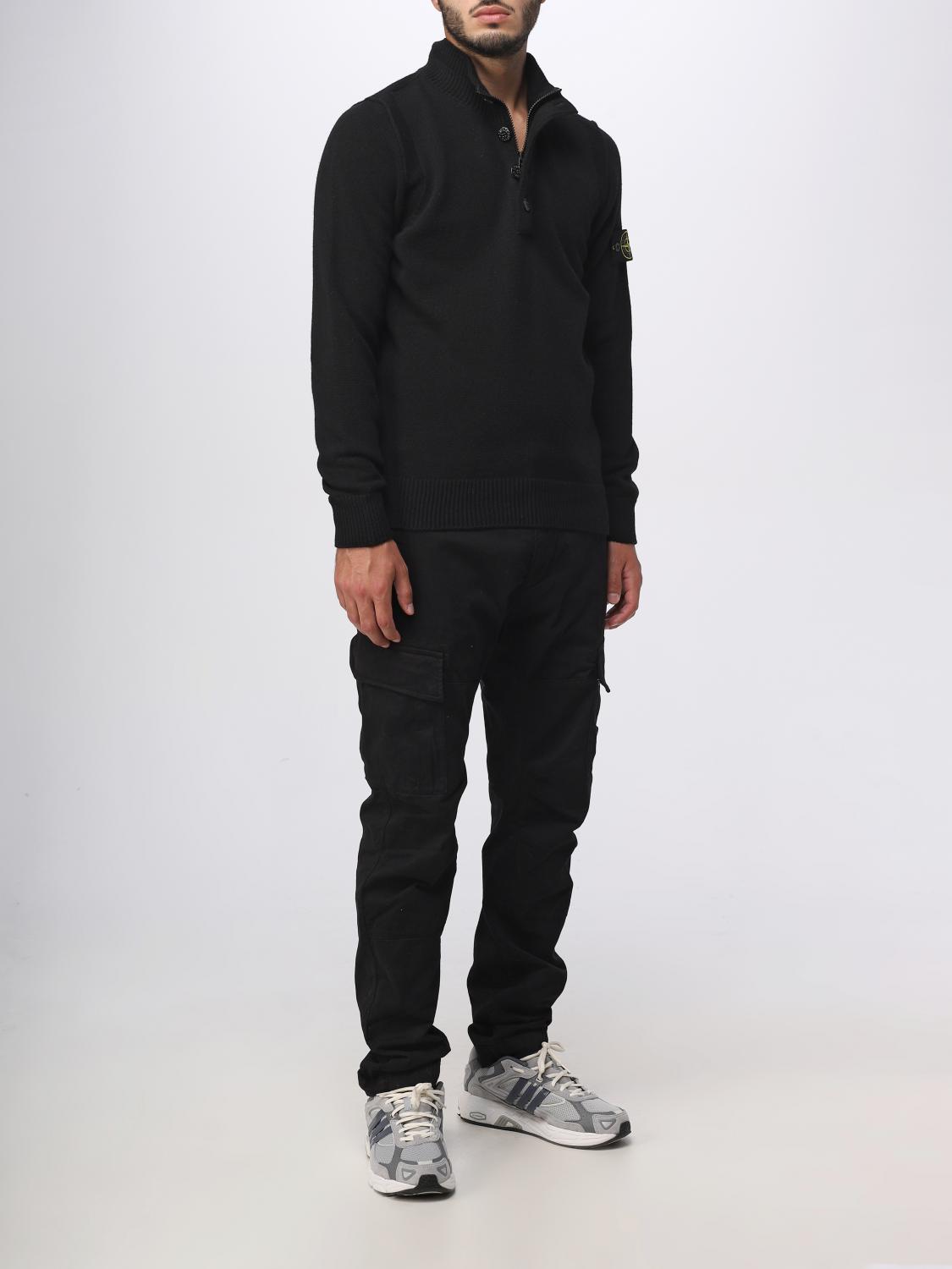 STONE ISLAND PULLOVER: Pullover herren Stone Island, Schwarz - Img 2