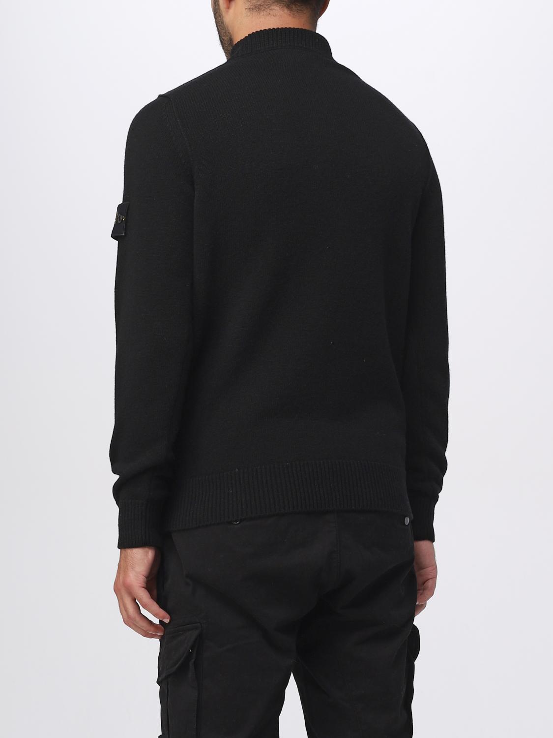 STONE ISLAND PULLOVER: Pullover herren Stone Island, Schwarz - Img 3