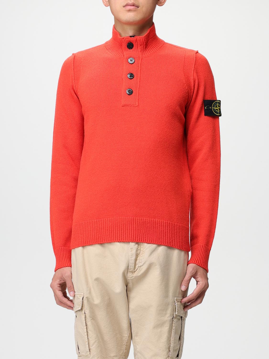 STONE ISLAND PULLOVER: Pullover herren Stone Island, Orange - Img 1