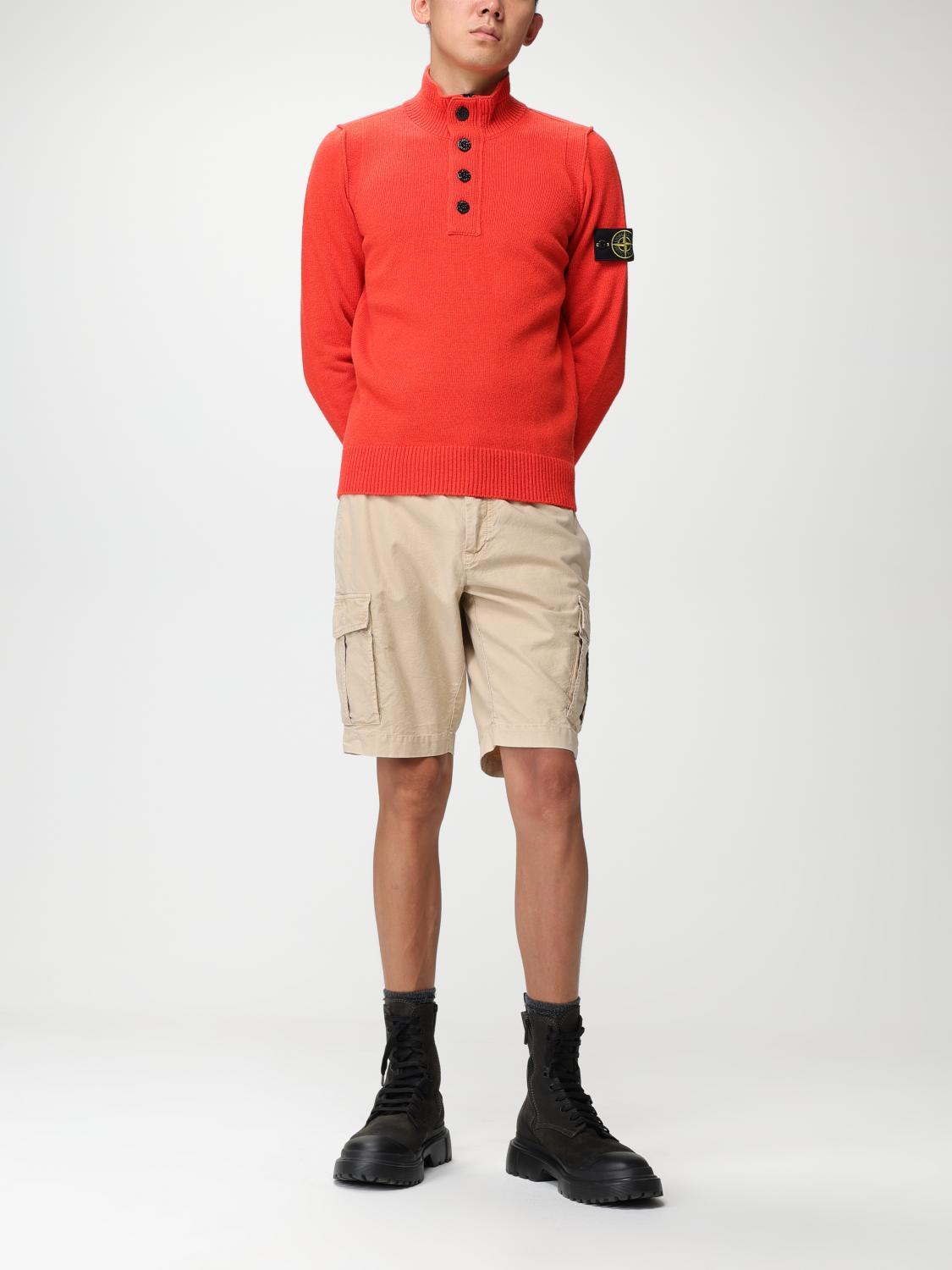 STONE ISLAND PULLOVER: Pullover herren Stone Island, Orange - Img 2