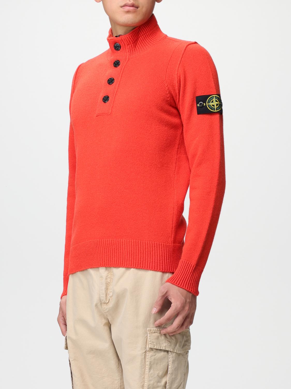 STONE ISLAND PULLOVER: Pullover herren Stone Island, Orange - Img 4